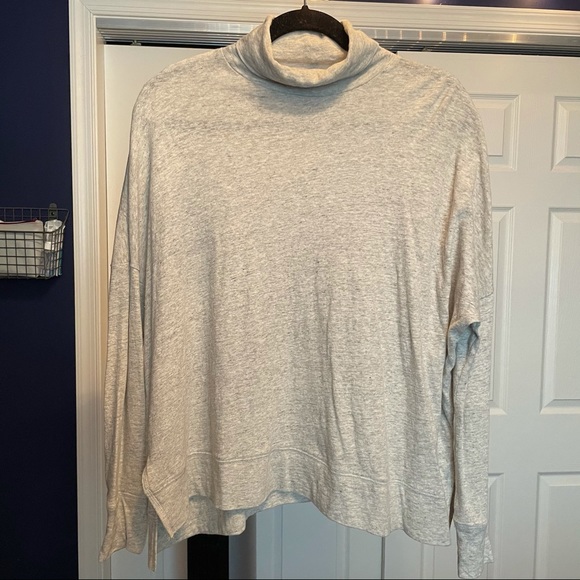 Madewell Studio turtleneck in Heather Cloud - Picture 4 of 16